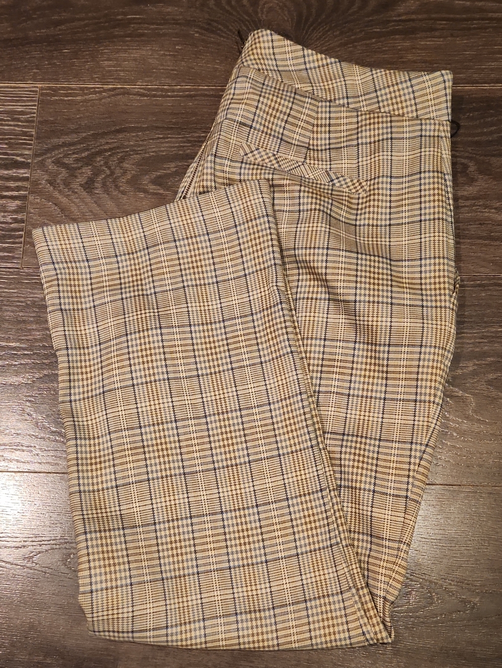 ❤️ NWT! CABI HIGH RISE KICK CROP TRIBUTE TROUSERS IN PLAID, 8 (29) style# 6481 - Picture 10 of 10
